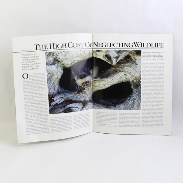 Vintage National Wildlife Magazine April-May 1989 National Wildlife Federation