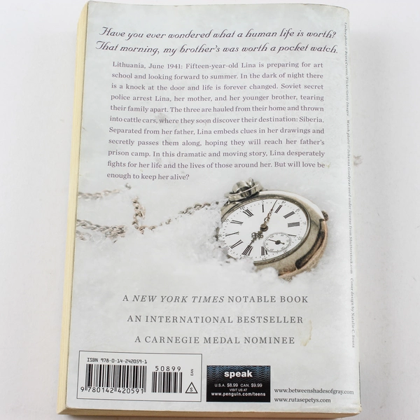 Between Shades of Gray by Ruta Sepetys 2011 Penguin Paperback Good Condition