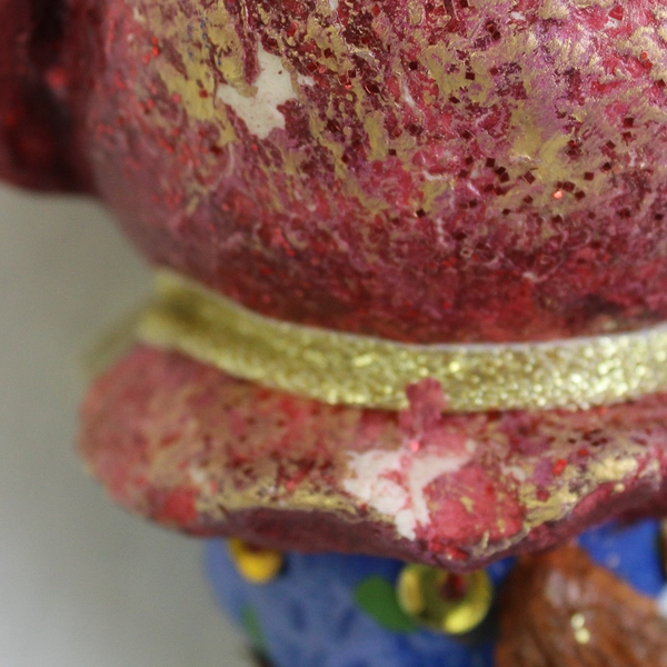 Dept 56 1991 Hand Painted Czarry Nights Caroling Wolf Christmas Ornament 