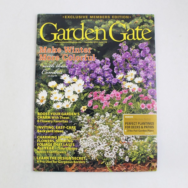Lot of 2 Garden Gate Magazines August December 2014 Exclusive Members Editions
