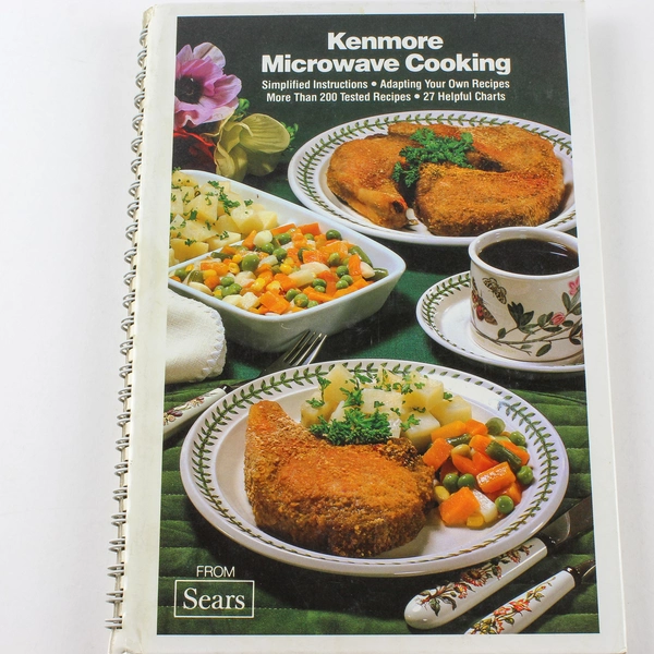 Kenmore Microwave Cooking Cookbook by Benjamin 1979 Hardcover Good Condition