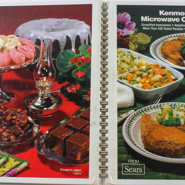 Kenmore Microwave Cooking Cookbook by Benjamin 1979 Hardcover Good Condition