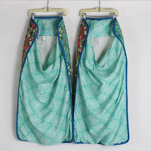 Set of 2 Geneva Home Fashions Paisley Quilted Pillow Shams King 21 x 37 inch