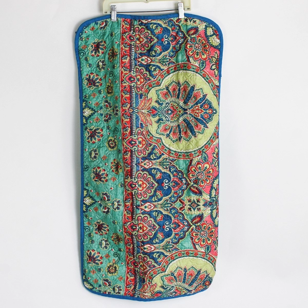 Set of 2 Geneva Home Fashions Paisley Quilted Pillow Shams King 21 x 37 inch