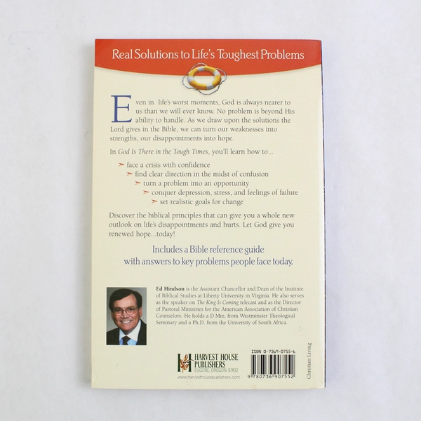 God Is There in the Tough Times by Ed Hindson 2003 Paperback 