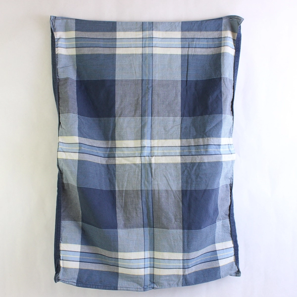 Set of 2 Nautica Cotton Pillow Shams for 26" x 20" Standard Pillow Blue Plaid