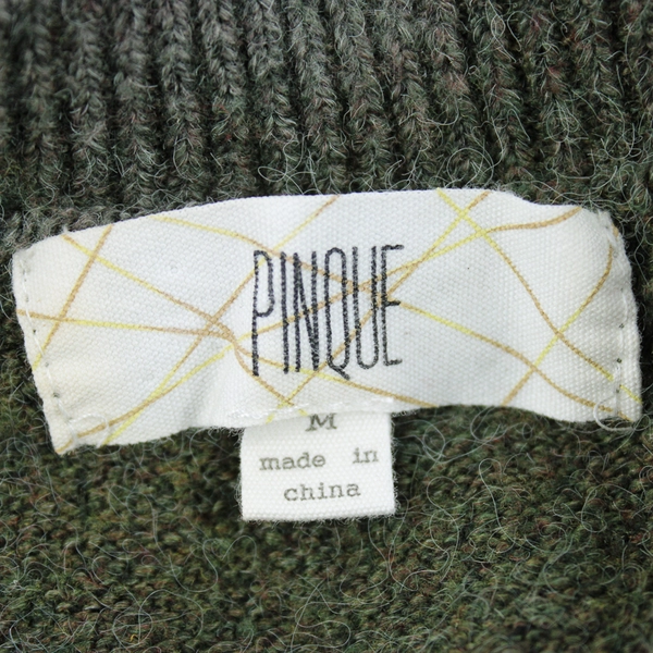 Pinque Green Knit Sweater Women's Size Medium