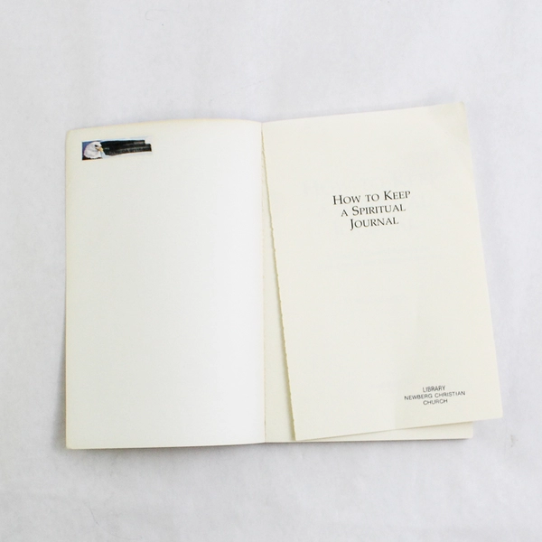 How to Keep a Spiritual Journal by Ronald Klug 1993 Paperback Ex-Library Book