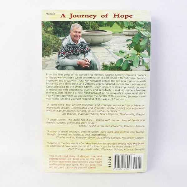 Risk For Freedom One Family's Quest by George Stastny 2010 Paperback Signed