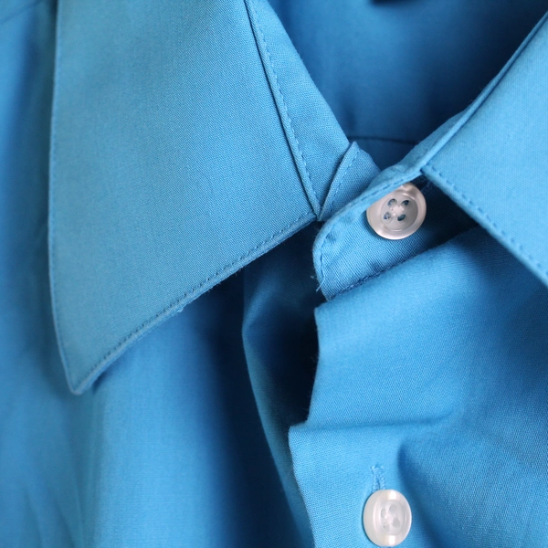 Croft & Barrow Men's Blue Long Sleeve Collar Button Down Shirt Size M (34/35)