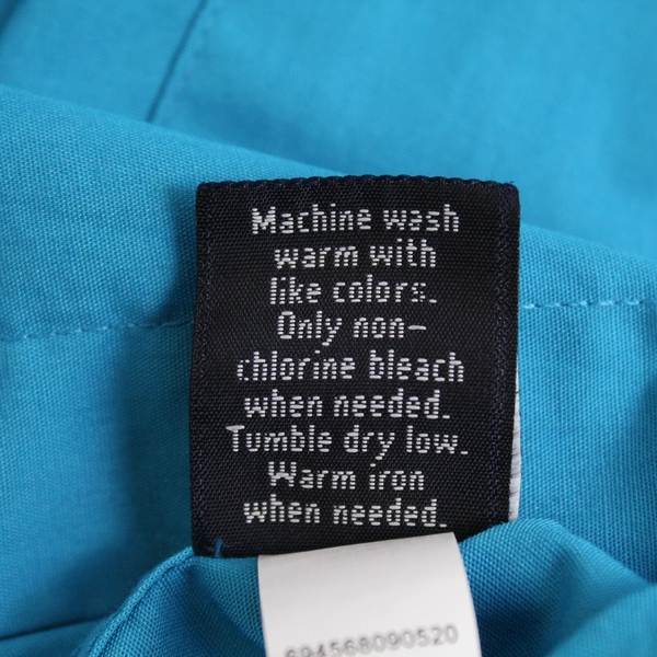 Croft & Barrow Men's Blue Long Sleeve Collar Button Down Shirt Size M (34/35)