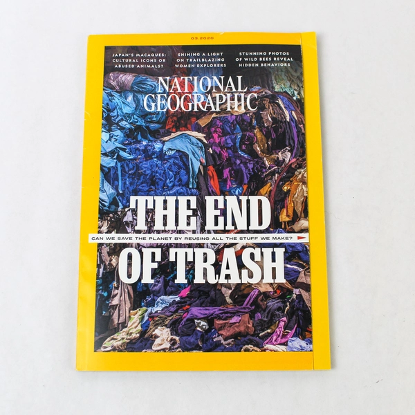 National Geographic Magazine March 2020: The End of Trash - Pre-Owned
