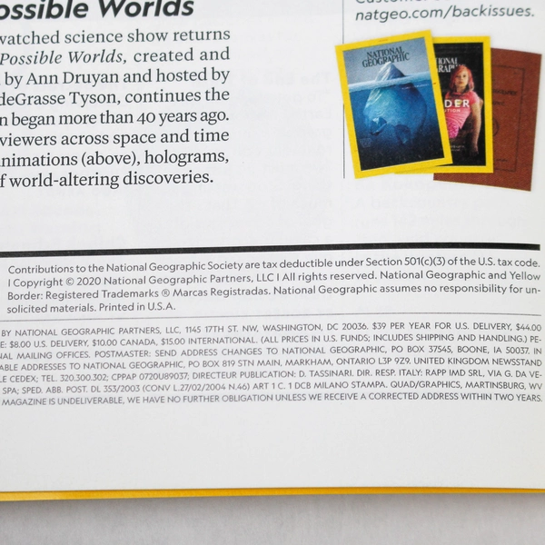 National Geographic Magazine March 2020: The End of Trash - Pre-Owned