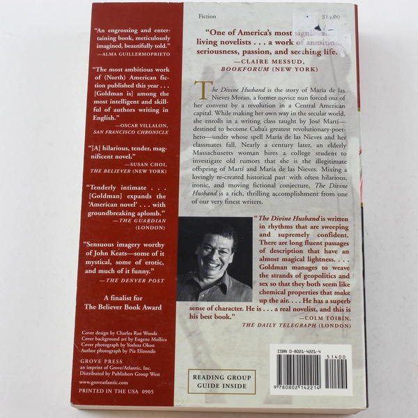 The Divine Husband by Francisco Goldman 2005 Paperback - Good Condition