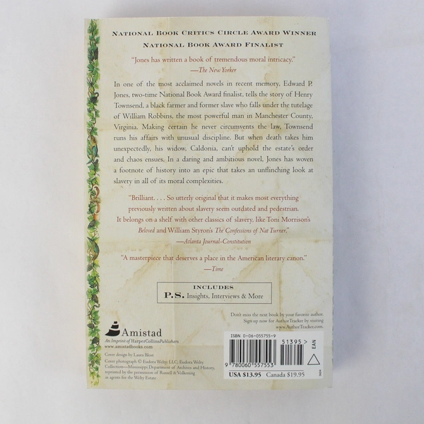 The Known World A Novel by Edward P. Jones 2004 Paperback