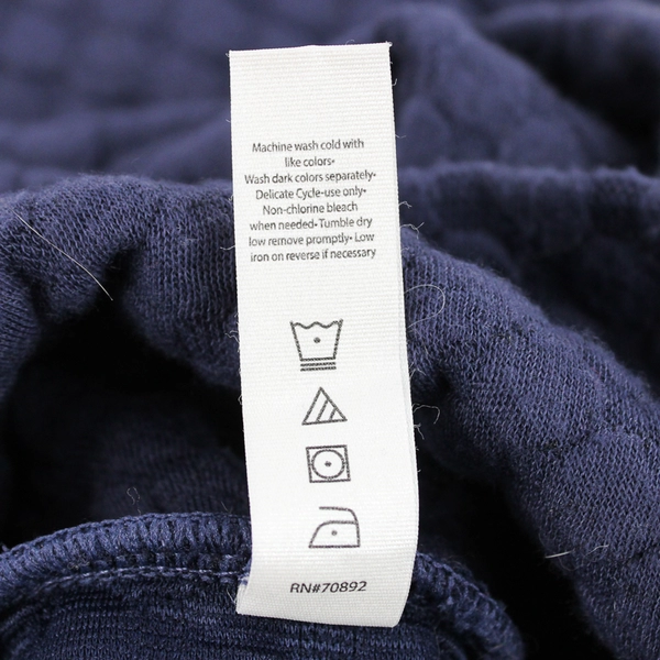 Apana Purple Indigo Turtleneck Sweatshirt Women's Size Medium