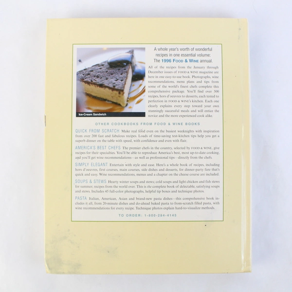American Express 1996 Food & Wine Cookbook Hardcover