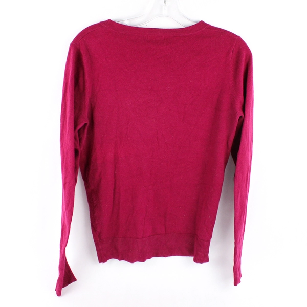 Merona Maroon Red Button-Front Cardigan Women's Size XS