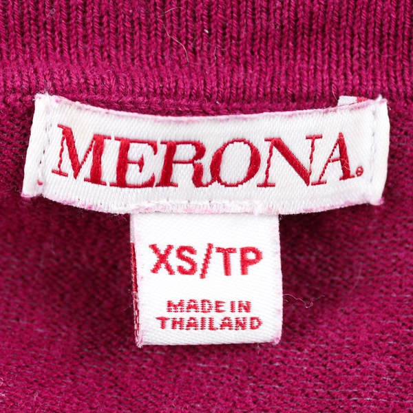 Merona Maroon Red Button-Front Cardigan Women's Size XS
