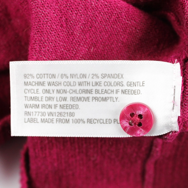 Merona Maroon Red Button-Front Cardigan Women's Size XS