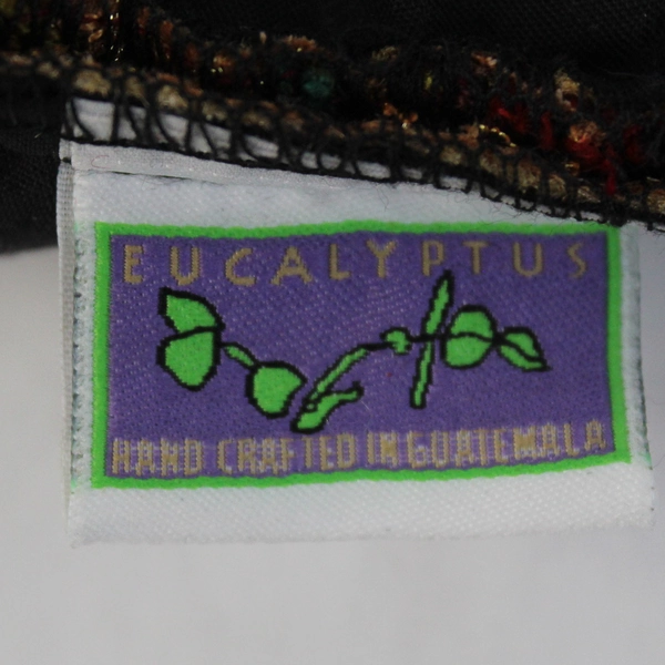 Eucalyptus Embroidered Rose Design Crossbody Purse