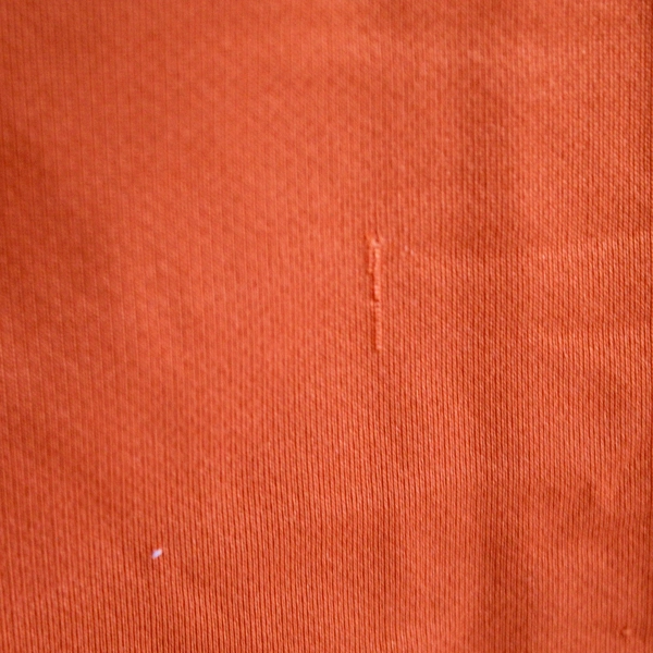 Nike Unisex Dri Fit Orange & White Short Sleeve Tennis Jersey Size Large