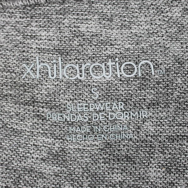 Xhilaration Gray Knit Long-Sleeved Pajama Top Women's Small