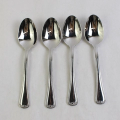 Lot of 4 Reed & Barton New Market 7 1/8" Place Oval Soup Spoon 18/10 Stainless