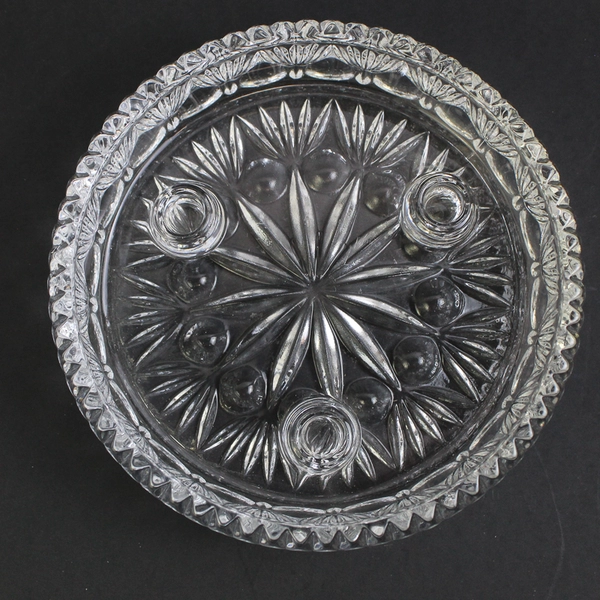 Princess House 24% Full Lead Crystal 3-Lite Taper Candle Holder 830 USA