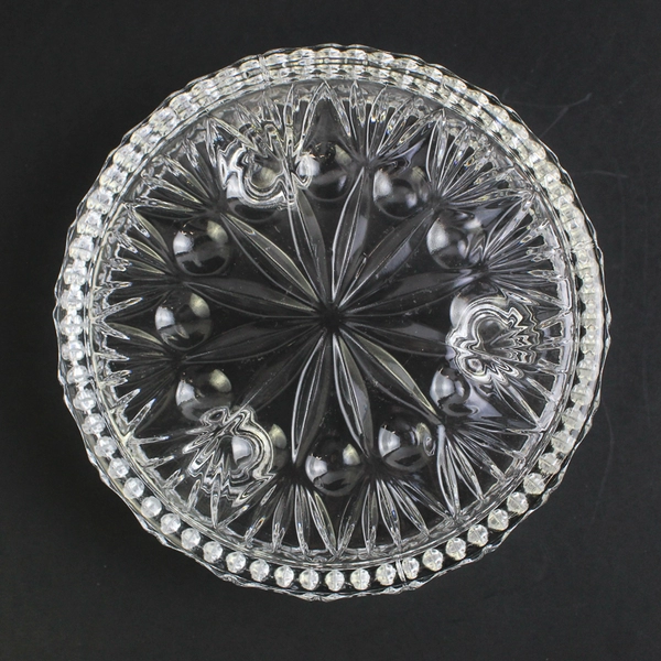 Princess House 24% Full Lead Crystal 3-Lite Taper Candle Holder 830 USA