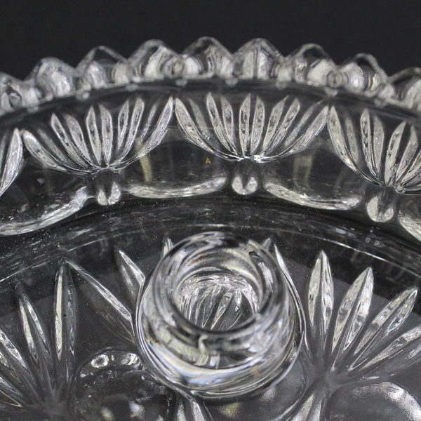 Princess House 24% Full Lead Crystal 3-Lite Taper Candle Holder 830 USA