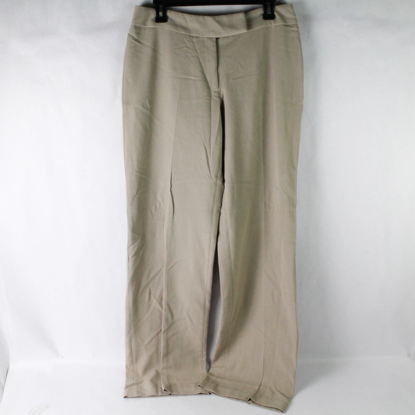 Style & Co. Beige Wide Leg Stretch Dress Pants Women's Size 10