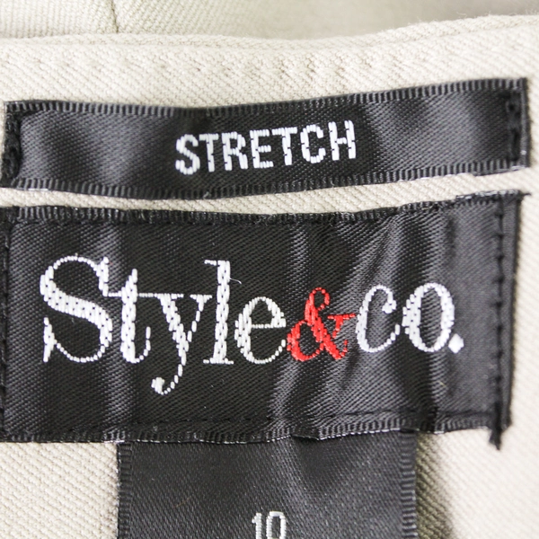 Style & Co. Beige Wide Leg Stretch Dress Pants Women's Size 10