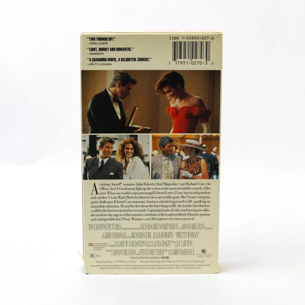 Pretty Woman VHS 1990 Julia Roberts Richard Gere Touchstone Classic Film