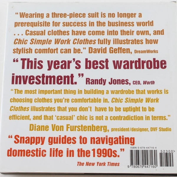 Work Clothes by Kim J. Gross - Casual Dress for Serious Work - HC 1996