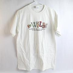 Gildan Activewear Unisex Medium White Short Sleeve Go Wild St James T-Shirt