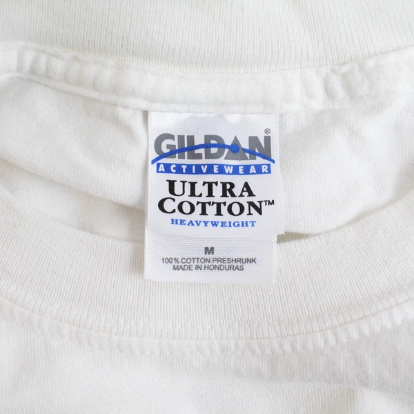 Gildan Activewear Unisex Medium White Short Sleeve Go Wild St James T-Shirt