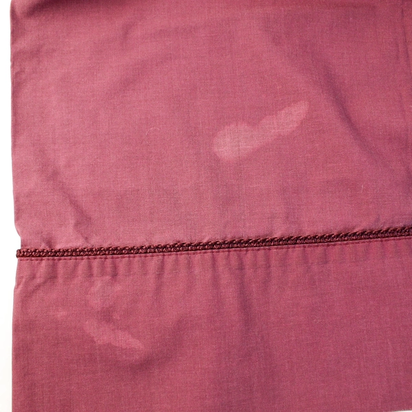 Set of 2 Unbranded Raspberry Purple Queen Cotton Pillowcases DIY Fabric Cutters
