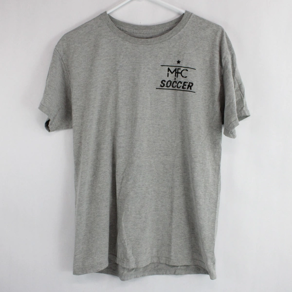 Fruit of the Loom Women's Gray Short Sleeve MFC Soccer Shirt Size Medium