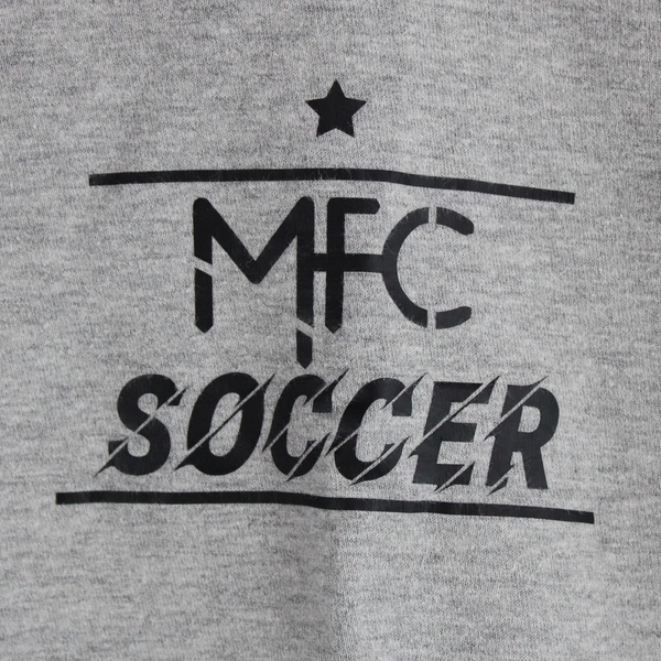 Fruit of the Loom Women's Gray Short Sleeve MFC Soccer Shirt Size Medium