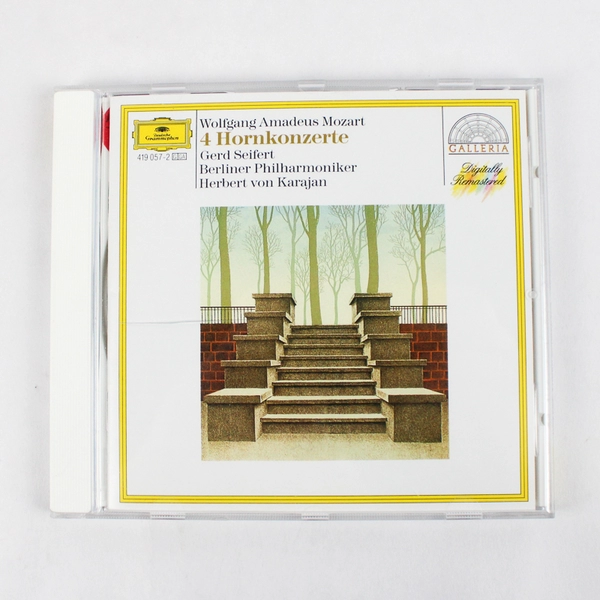 Wolfgang Amadeus Mozart 4 Hornkonzerte CD 1969 Herbert Von Karajan