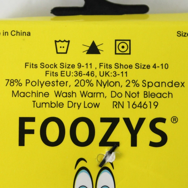 NWT Foozys Lobster Pattern Crew Socks Shoe Size 4-10