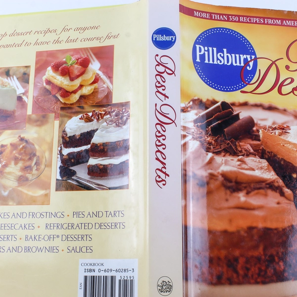 Pillsbury Best Desserts Cookbook by Clarkson Potter 1998 Hardcover