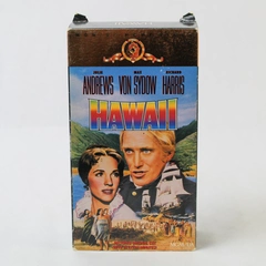 Hawaii VHS Tape Set 1990 MGM Julie Andrews Parts 1 & 2 - Pre-Owned
