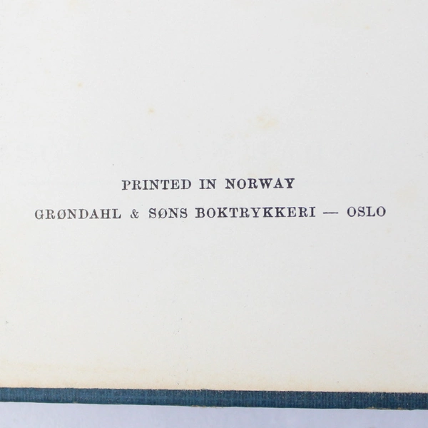 Vintage Glydendals Ordboker English to Norwegian Dictionary 1951 Hardcover