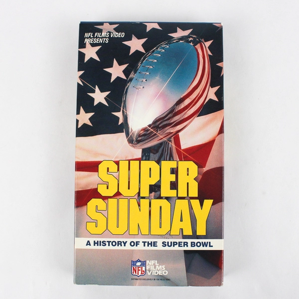 Super Sunday: A History of the Super Bowl VHS Tape NFL Films Video