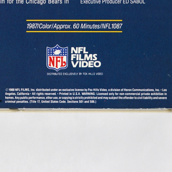 Super Sunday: A History of the Super Bowl VHS Tape NFL Films Video
