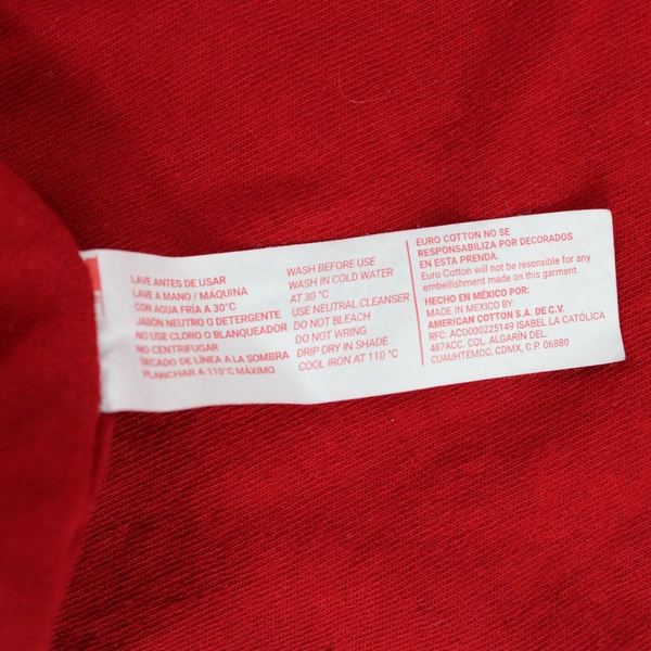 Euro Cotton Unisex Medium Red T-Shirt Soccer Tour 2024 Guadalajara, Mexico