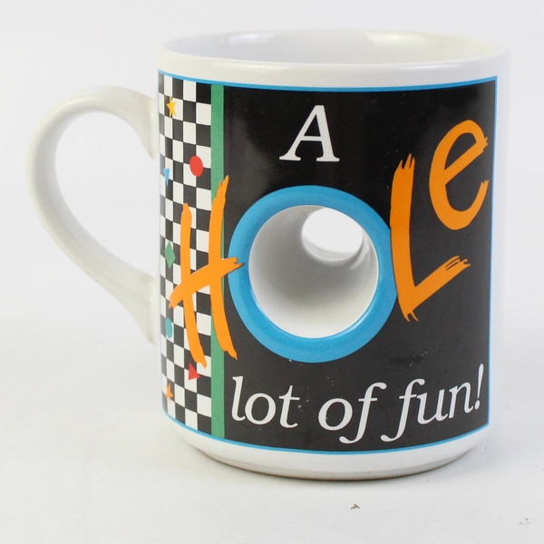 Papel At 60 Life Is A Hole Lot Of Fun Novelty Coffee Mug