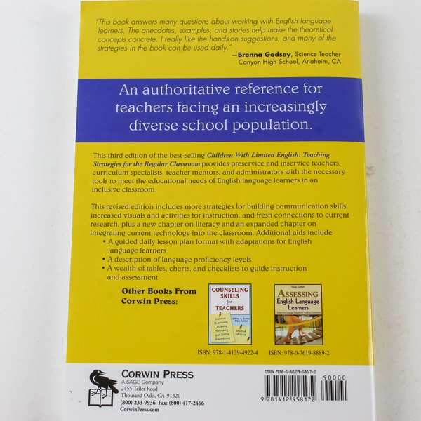 English Language Learners Book by Kottler & Street 2008 Corwin Press